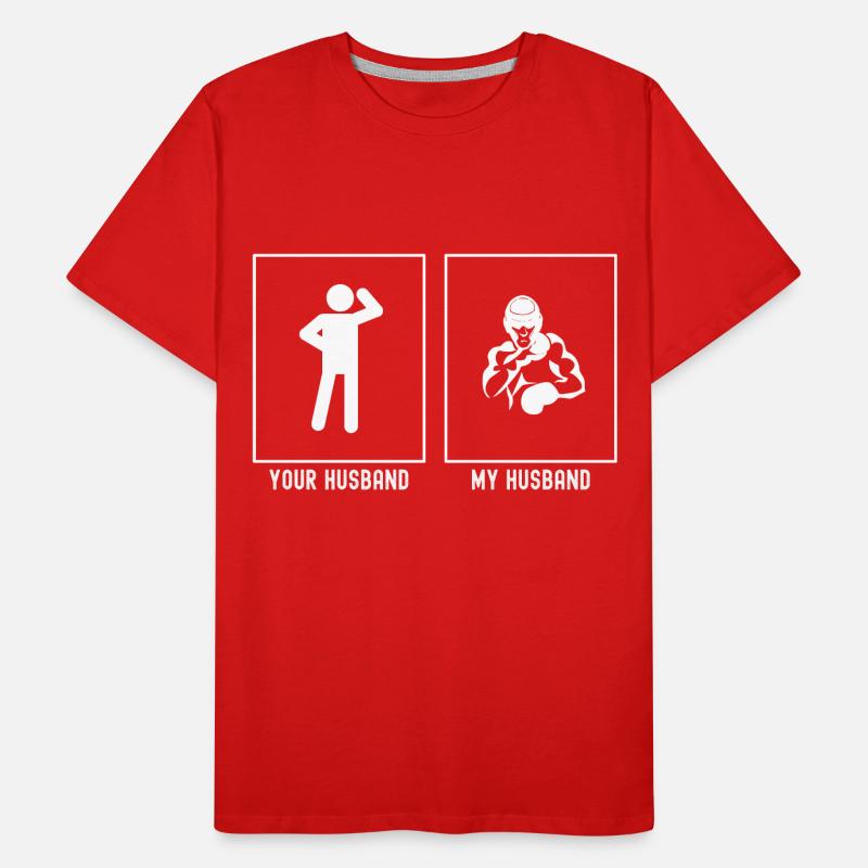 Ihr Ehemann - Mein Ehemann - Boxen Vektor Männer Premium Bio T-Shirt