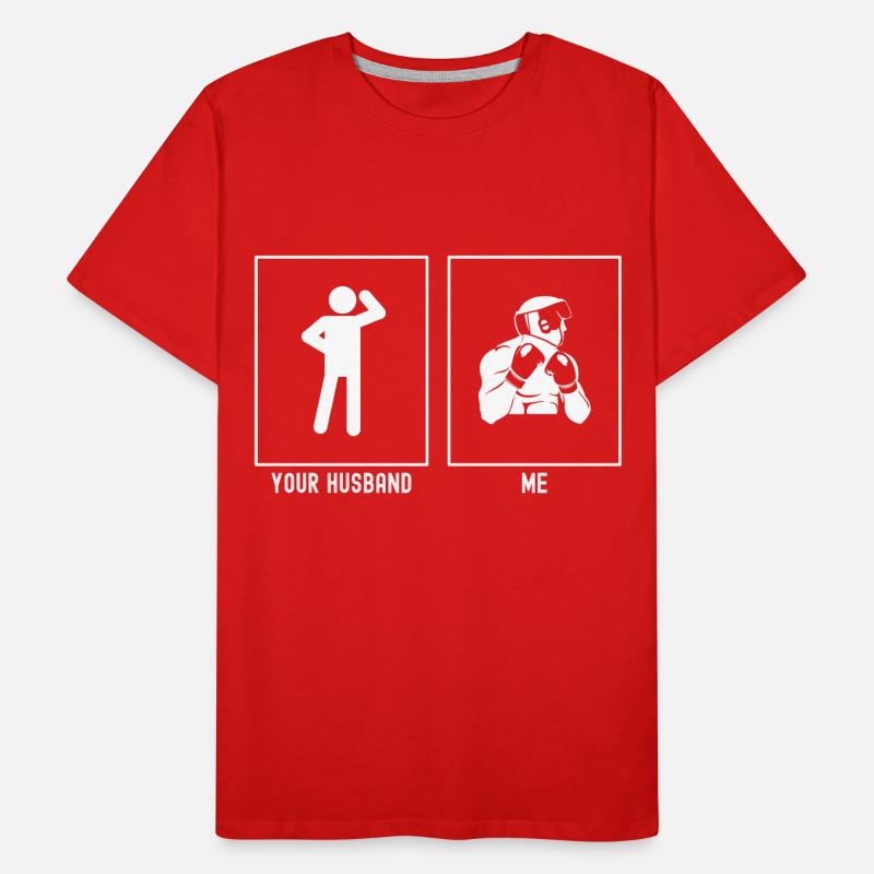 Ihr Ehemann - Ich - Boxen Männer Premium Bio T-Shirt