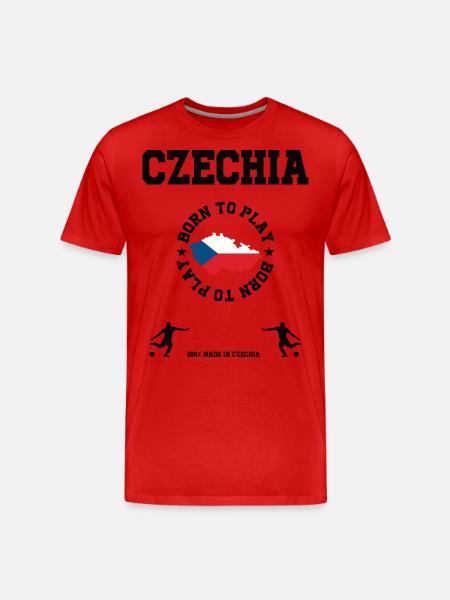 Tschechien - Männer Premium Bio T-Shirt - Rot