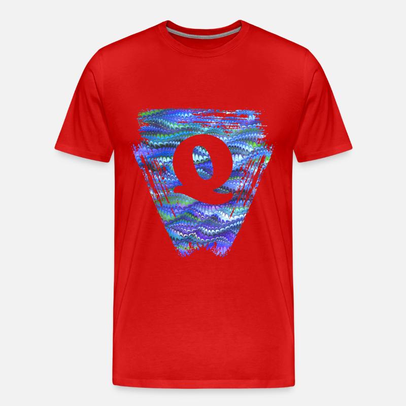 Triangle E 103 Q - Men's Premium Organic T-Shirt - red