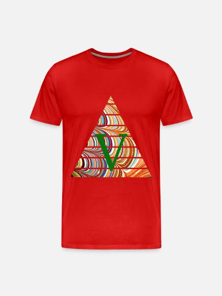 Triangle E 56 V - T-shirt bio Premium Homme - rouge