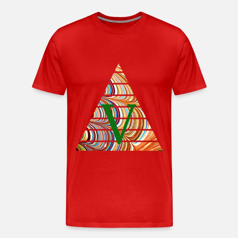 Triangle E 56 V - T-shirt bio Premium Homme - rouge