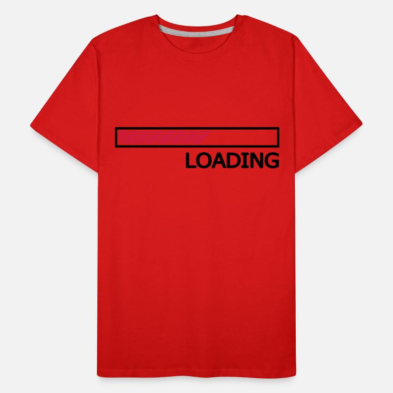 Loading loading bar Loading Bar Men's Premium Organic T-Shirt
