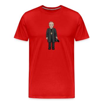 Nathan Söderblom - T-shirt bio Premium Homme - rouge - Devant - Damien (186cm)