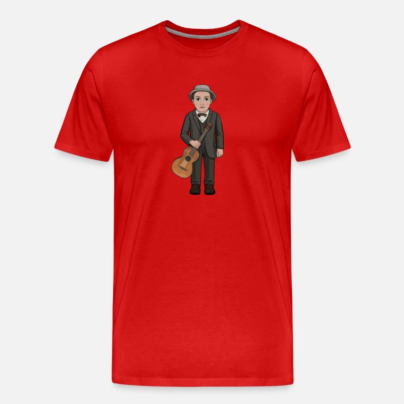 Dan Andersson - Männer Premium Bio T-Shirt - Rot