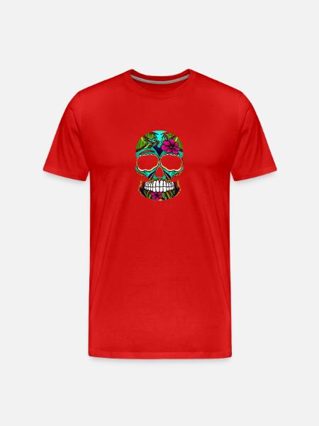 Skill Mexiko - Männer Premium Bio T-Shirt - Rot