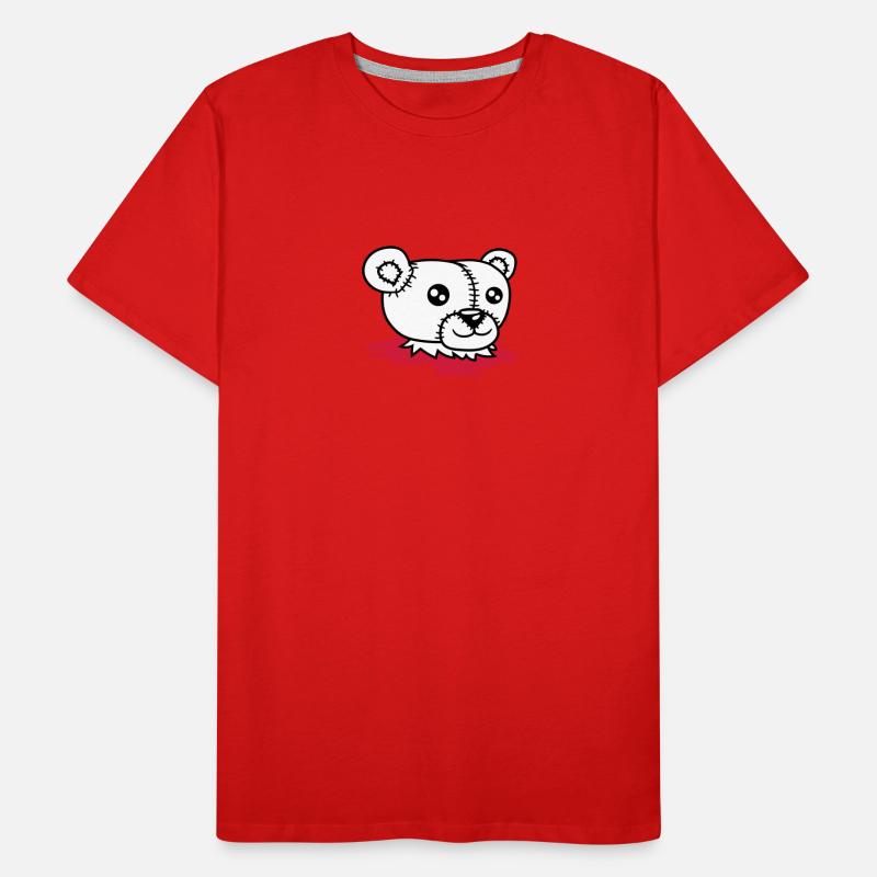 blut kopflos geköpft eisbär abgetrennt horror hall Männer Premium Bio T-Shirt