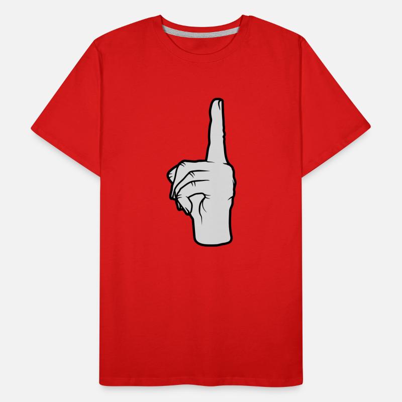 Pointez du doigt vers le haut T-shirt bio Premium Homme