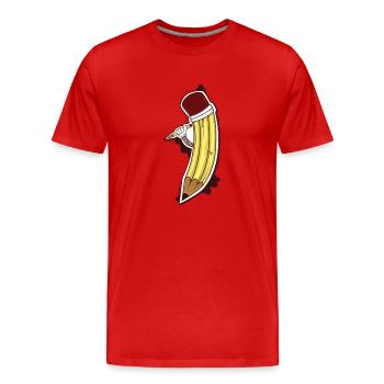 Un crayon apporte un crayon - T-shirt bio Premium Homme - rouge - Devant - Damien (186cm)