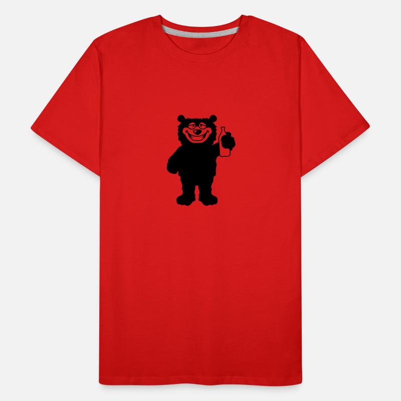 drunk_bear Men's Premium Organic T-Shirt