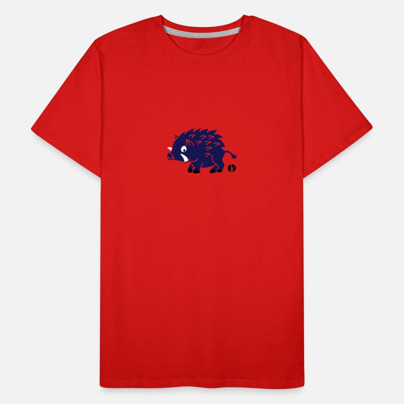 Wildschwein (c2) Männer Premium Bio T-Shirt