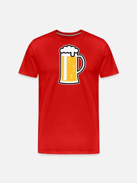 XOriginalBavarian (R3) - Men's Premium Organic T-Shirt - red