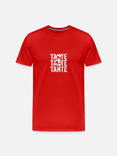 Badminton Aunt Badminton - Men's Premium Organic T-Shirt - red