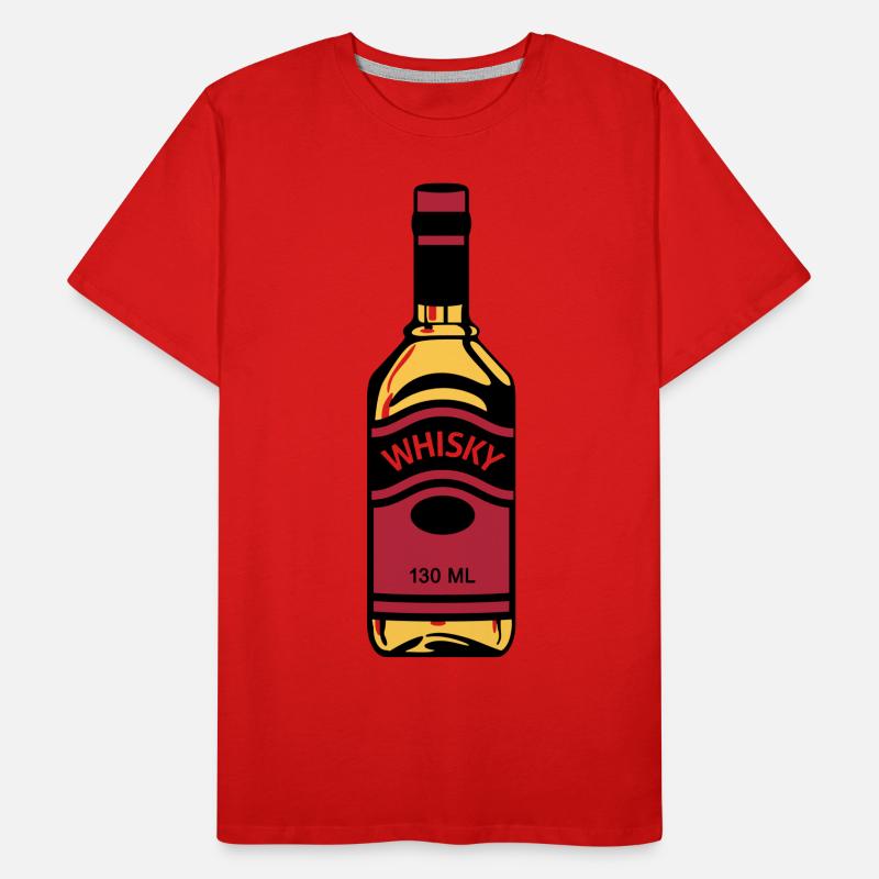 Whiskey bottle Men's Premium Organic T-Shirt