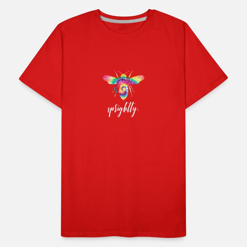 Tie Dye Bee Spright Biene Be Spbright T-shirt bio Premium Homme