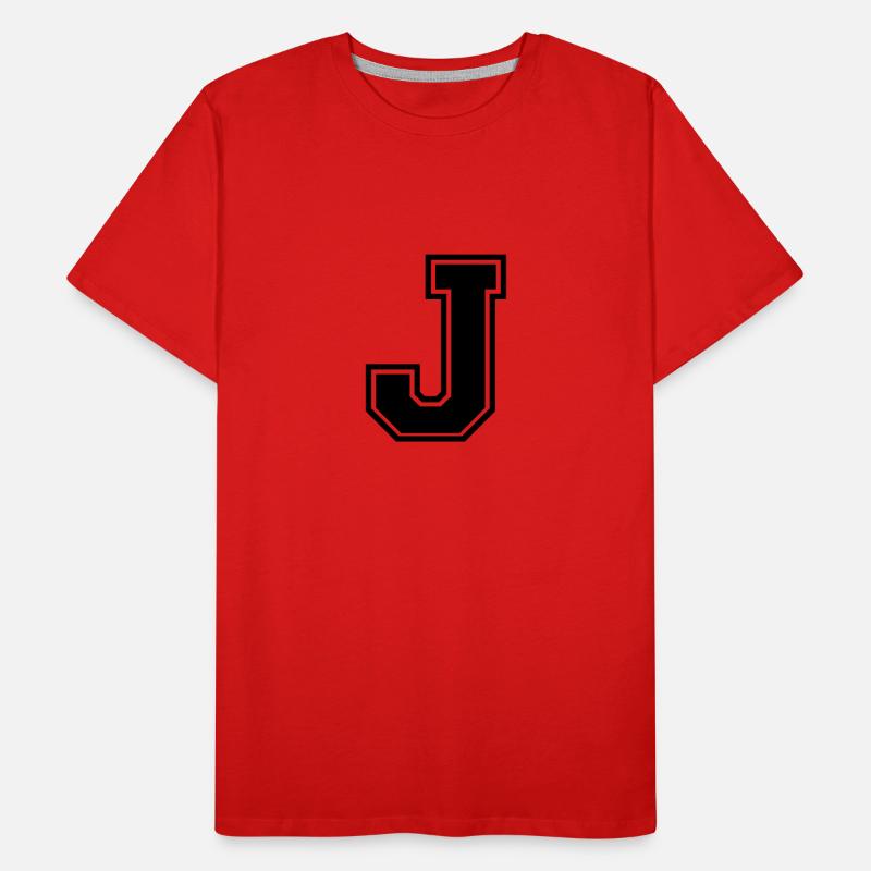 j Men's Premium Organic T-Shirt