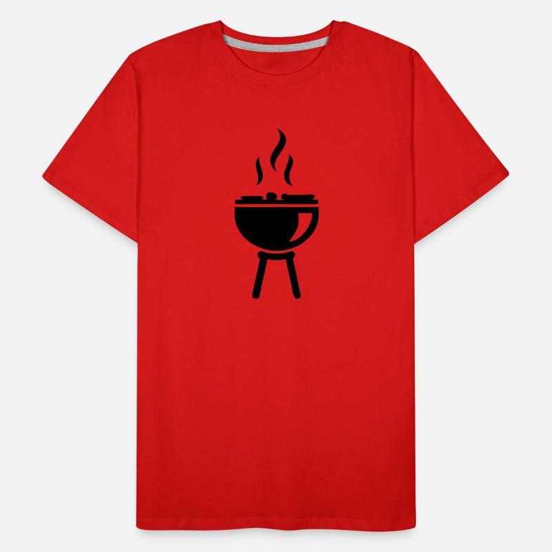 Grill Männer Premium Bio T-Shirt