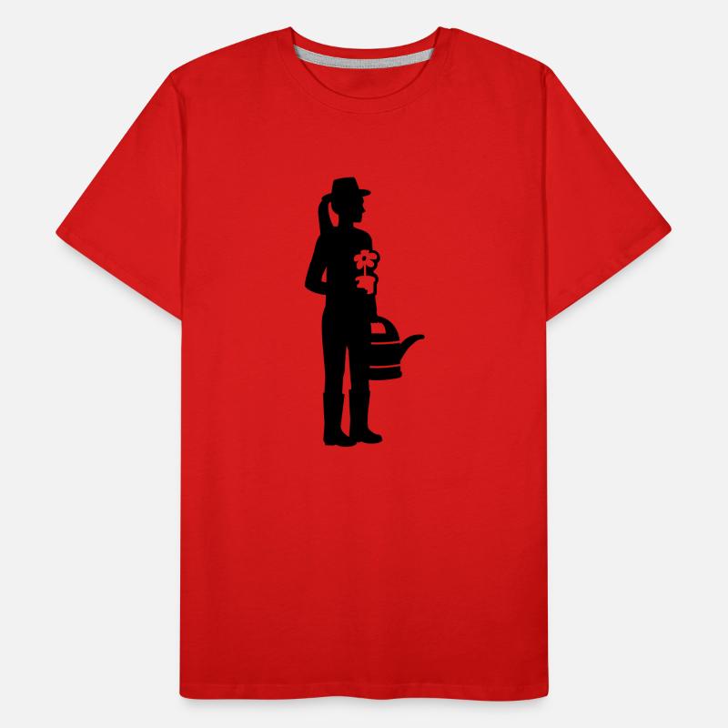 Gärtnerin Männer Premium Bio T-Shirt