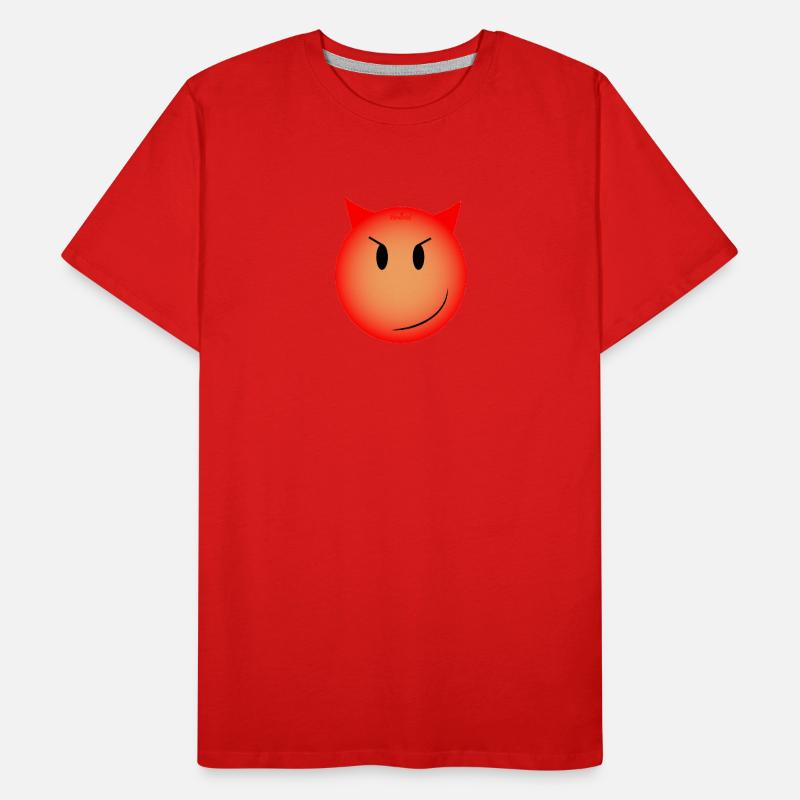 evil smiley Men's Premium Organic T-Shirt