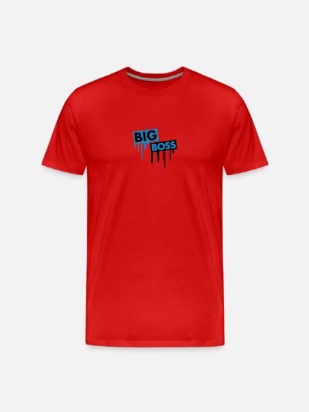 big_boss_graffiti - T-shirt bio Premium Homme - rouge
