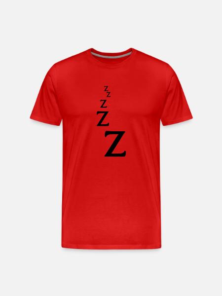 Zzzzzzz - T-shirt bio Premium Homme - rouge