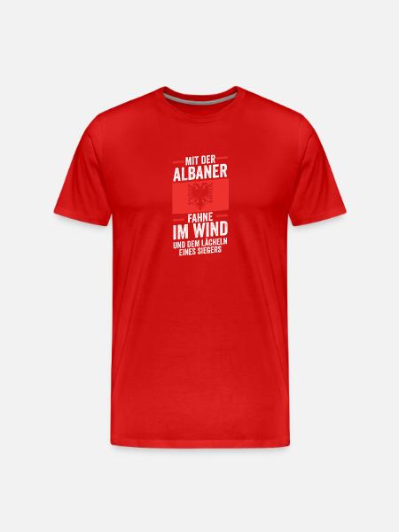 Albanians Albanian Albania - Men's Premium Organic T-Shirt - red