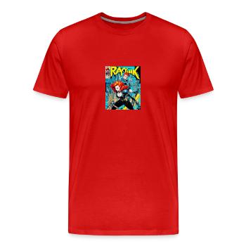 Punkrock - Männer Premium Bio T-Shirt - Rot - Vorne - Damien (186cm)