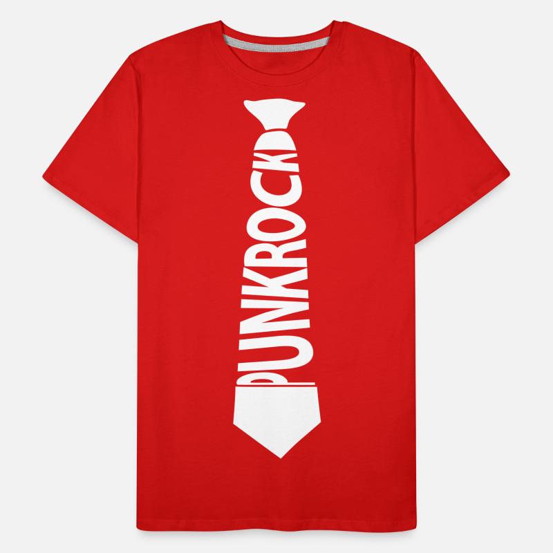 cravate punk rock T-shirt bio Premium Homme