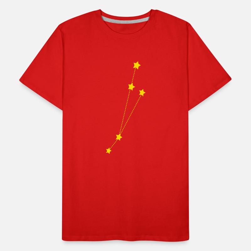 Sternzeichen Widder Männer Premium Bio T-Shirt