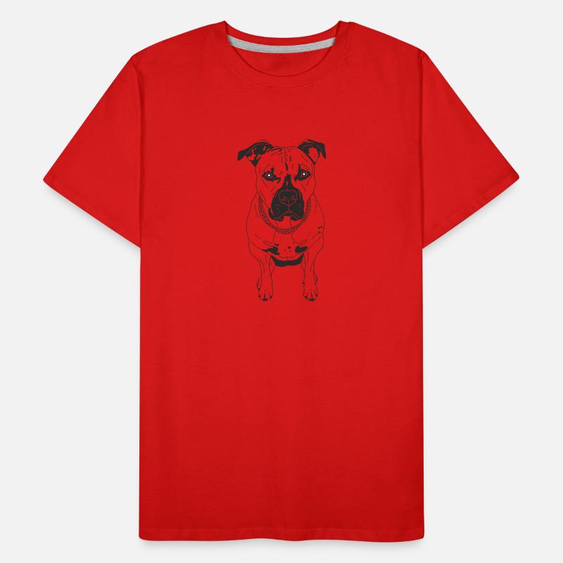 Rhodesian Ridgeback Mix Männer Premium Bio T-Shirt