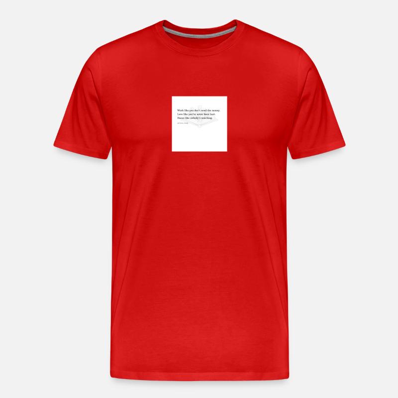 Balance - Männer Premium Bio T-Shirt - Rot