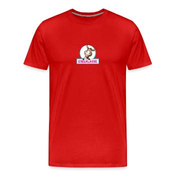 Donkey class class animal donkey - Men's Premium Organic T-Shirt - red - Front - Damien (186cm)