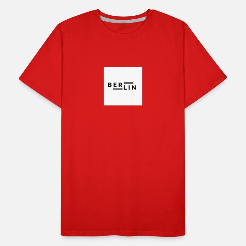 « Berlin » simple T-shirt bio Premium Homme