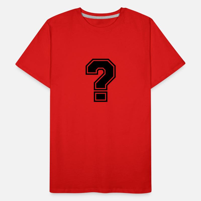 interrogé T-shirt bio Premium Homme