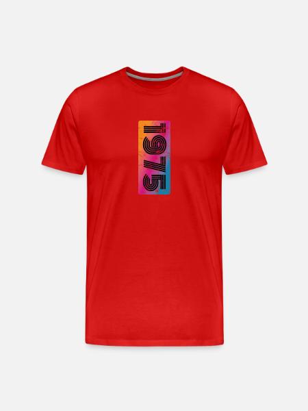Millésime 1975 - T-shirt bio Premium Homme - rouge