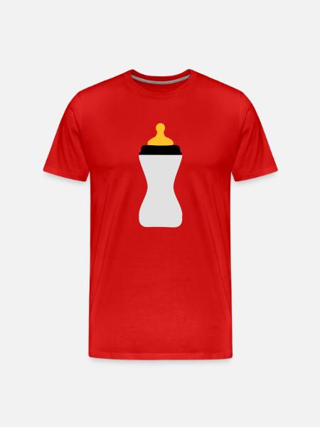 biberon - T-shirt bio Premium Homme - rouge