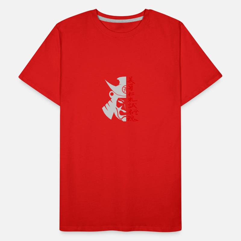 Samurai Männer Premium Bio T-Shirt