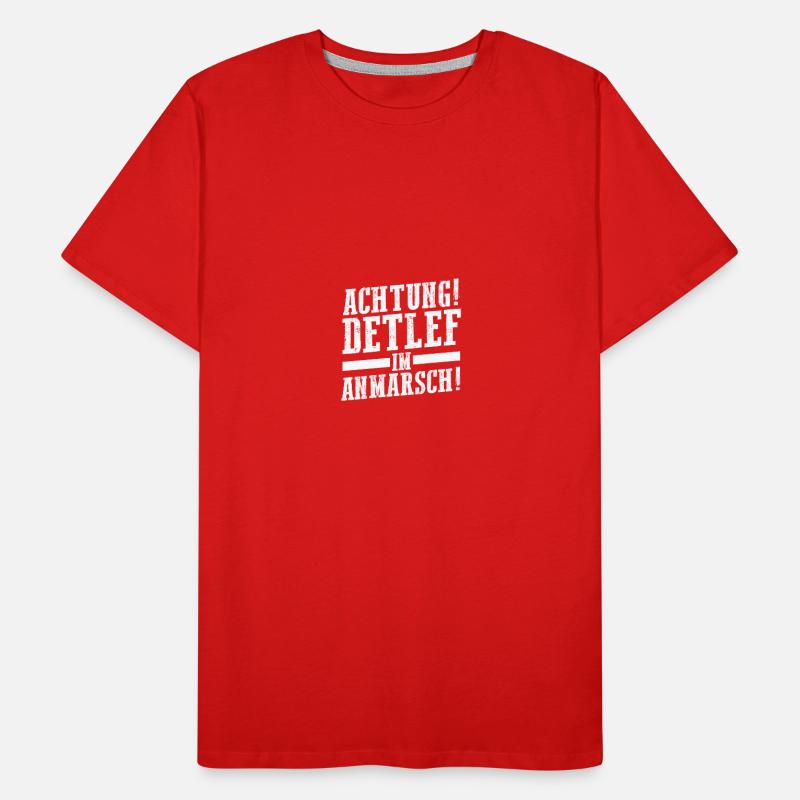 First name Detlef Men's Premium Organic T-Shirt