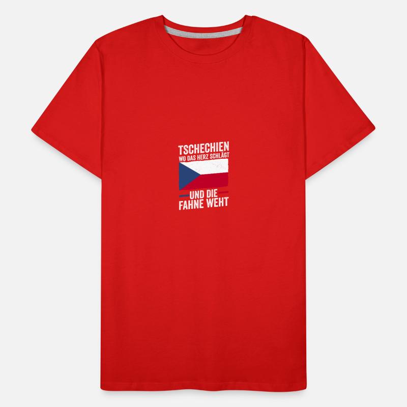 Tchèques République tchèque T-shirt bio Premium Homme