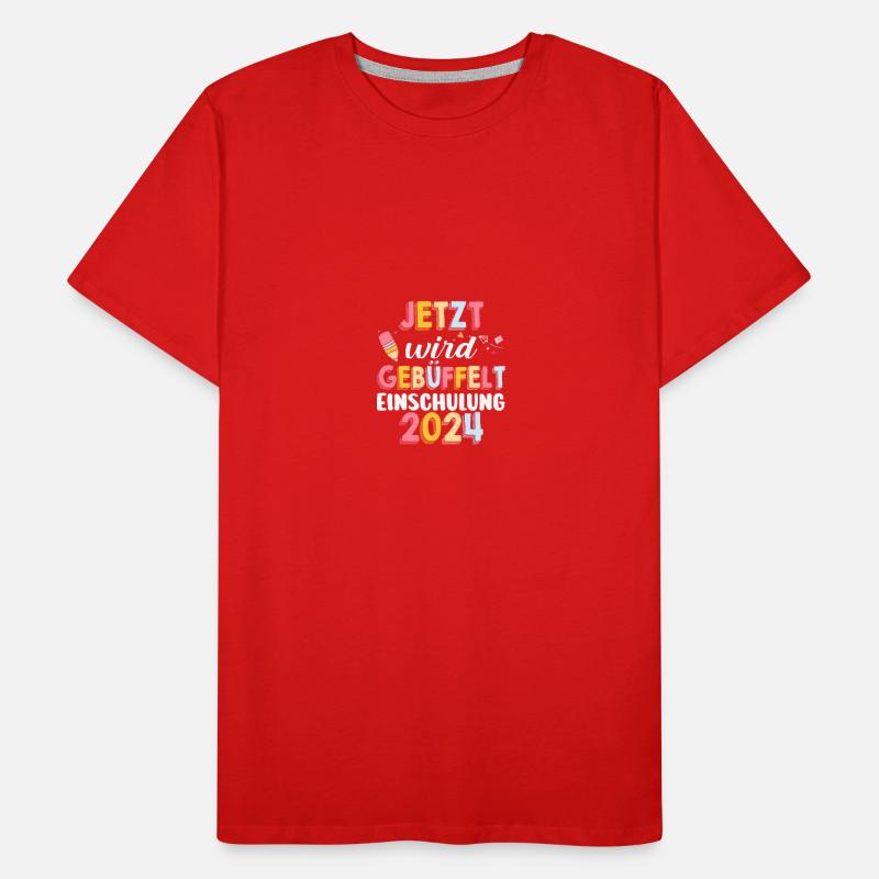 First Grade Elementary School 2024 Gift Men's Premium Organic T-Shirt