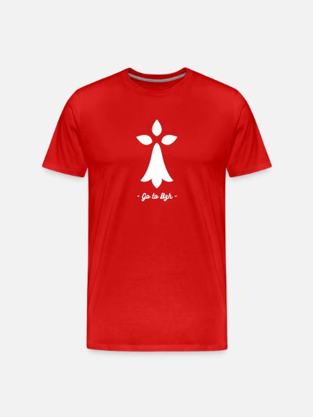 Hermine Stylisée BZH - T-shirt bio Premium Homme - rouge