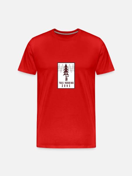 Tree Hugging Zone - T-shirt bio Premium Homme - rouge