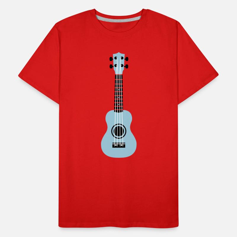 ukulélé T-shirt bio Premium Homme