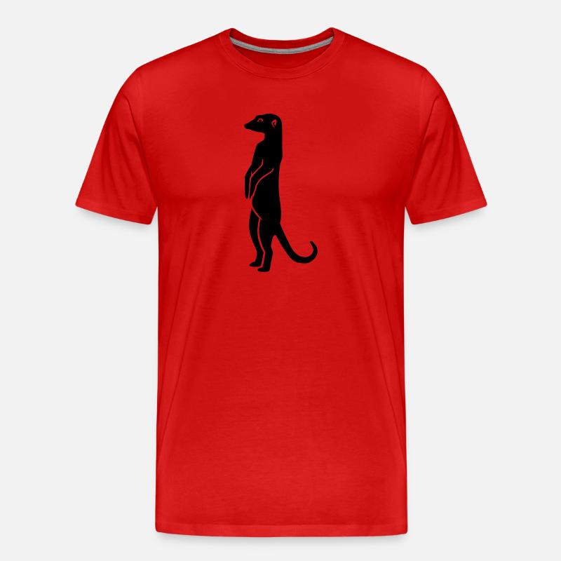 Suricate - T-shirt bio Premium Homme - rouge