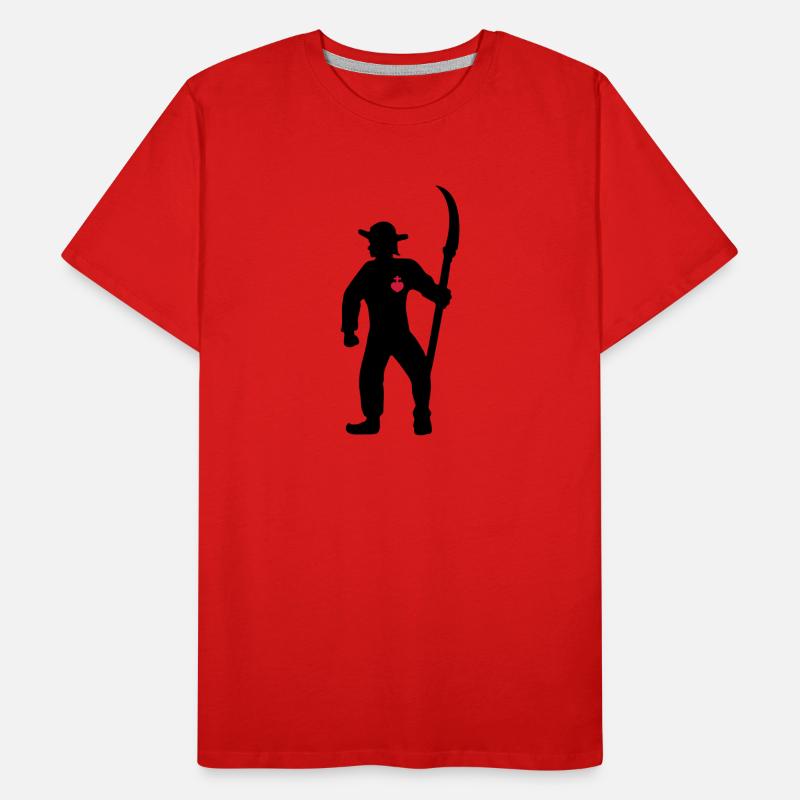 peasant farmer farmer from Vendée Men's Premium Organic T-Shirt