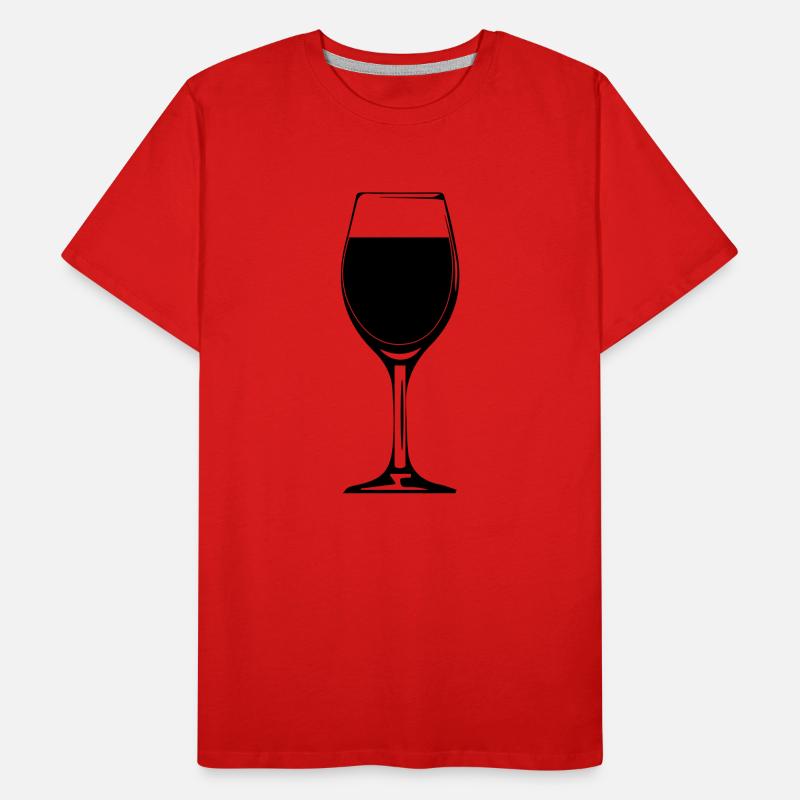 Wine wine wine bottle design Men's Premium Organic T-Shirt