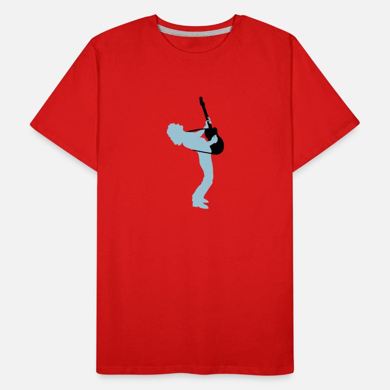 guitar player T-shirt bio Premium Homme