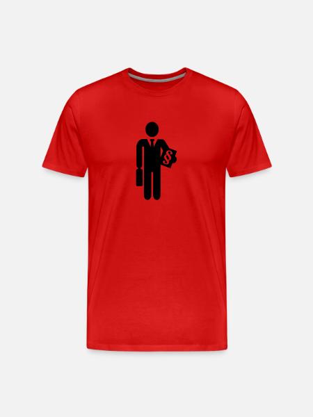 Anwalt - Männer Premium Bio T-Shirt - Rot