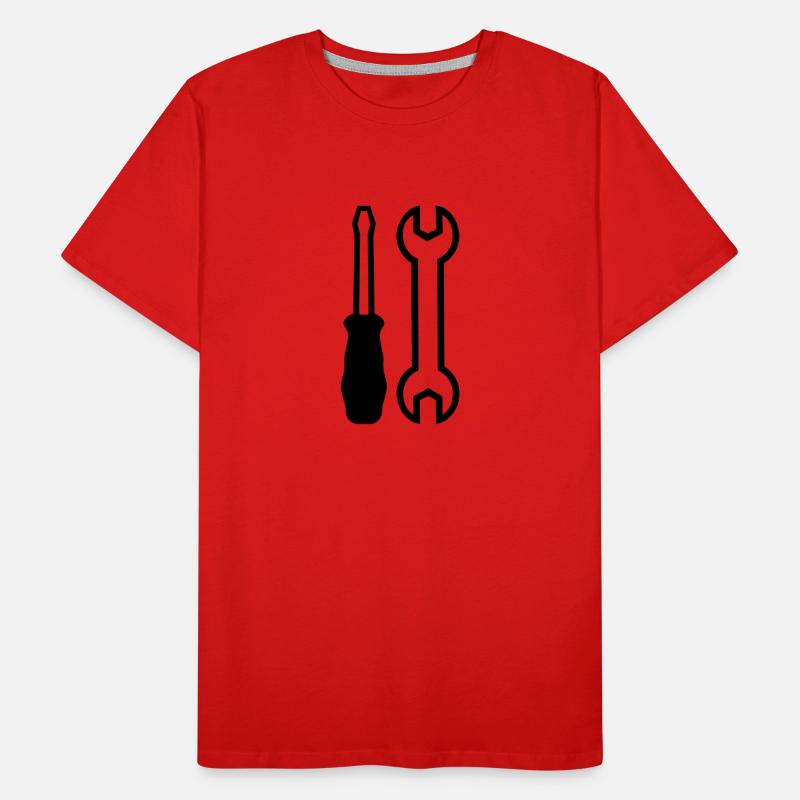 Werkzeug Männer Premium Bio T-Shirt