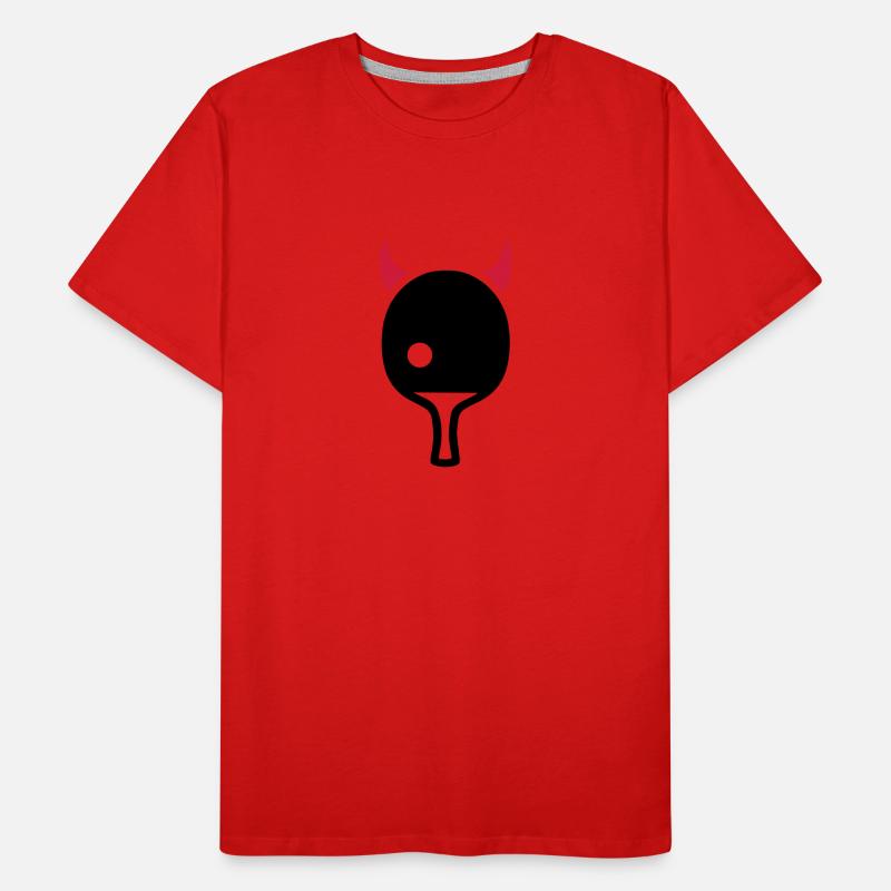 Ping Pong Devil Men's Premium Organic T-Shirt